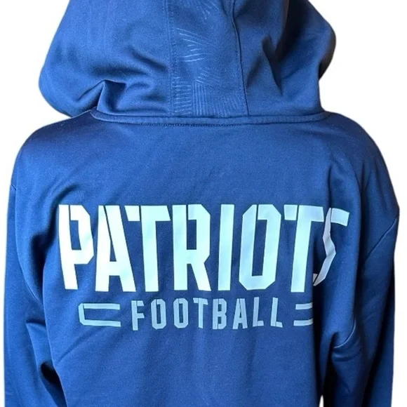 Fanatics New England Patriots Zip-Up Hoodie - Size M Men’s - Picture 3 of 11